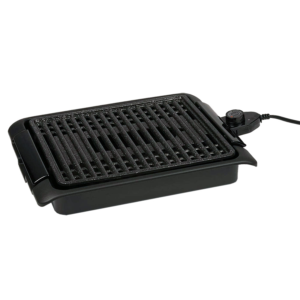 Grill Eléctrico Sin Humos 1250W, Cocina Saludable con Tecnología Avanzada